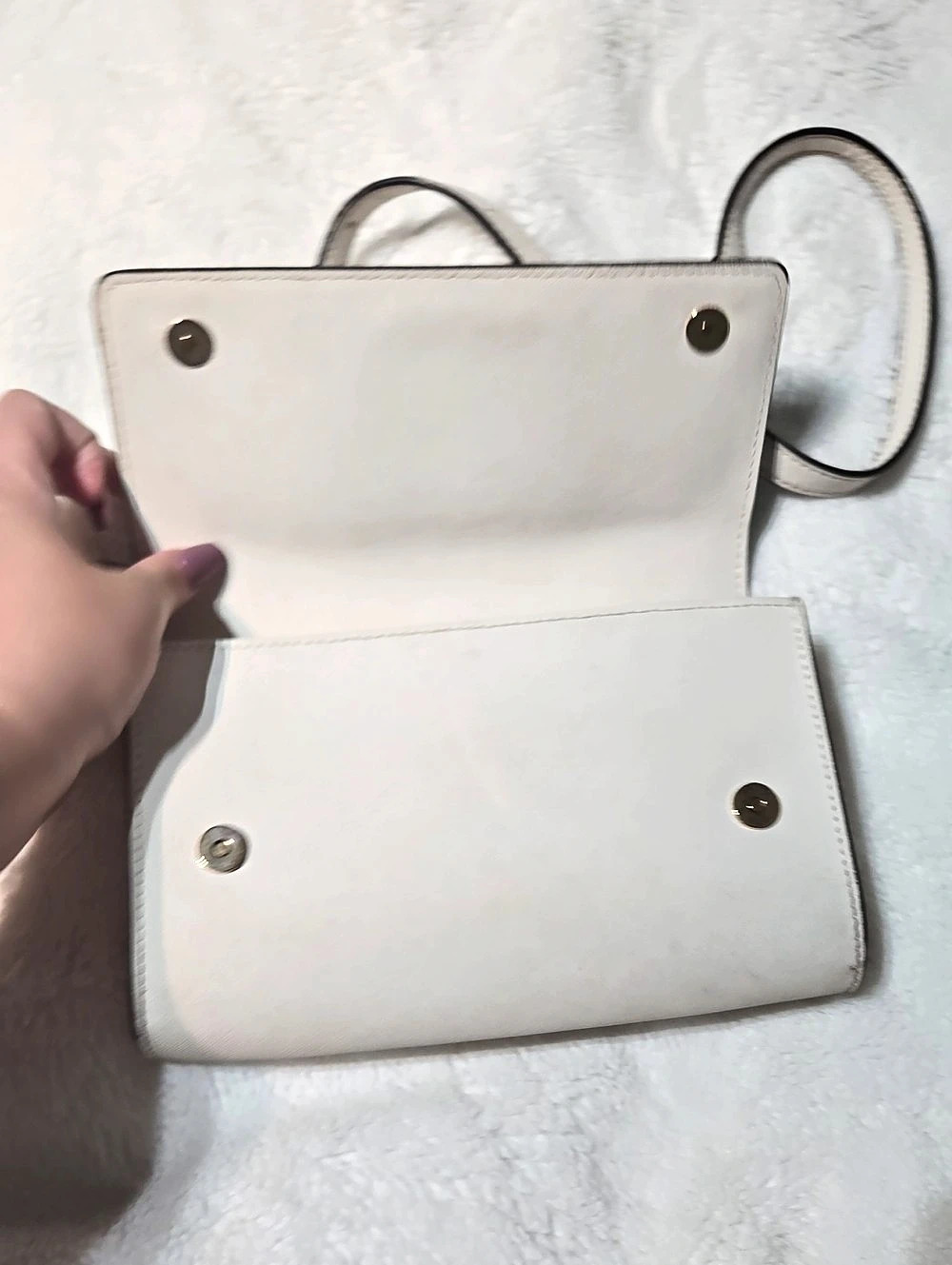 Michael Kors Greenwich Small Saffiano Leather Convertible Crossbody Bag - Picture 6 of 12